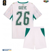 Otroški Nogometni dresi Senegal Pape Gueye #26 Domači SP 2026 Kratek Rokav (+ Kratke hlače)